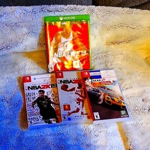Xbox and Nintendo Switch games